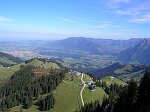 Blick vom Klettersteig Moleson
