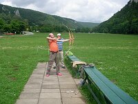 Bogenschießen an der Donau